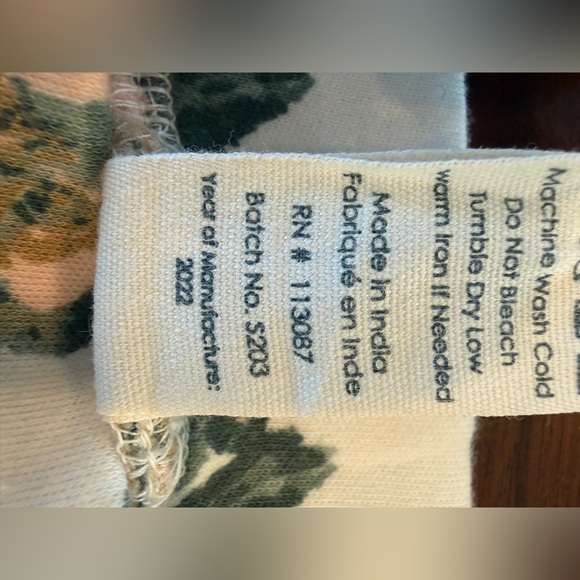 Kate Quinn Organic Floral Double Ruffle Bloomer. NWT. Sz: 18-24 mo - Picture 4 of 5